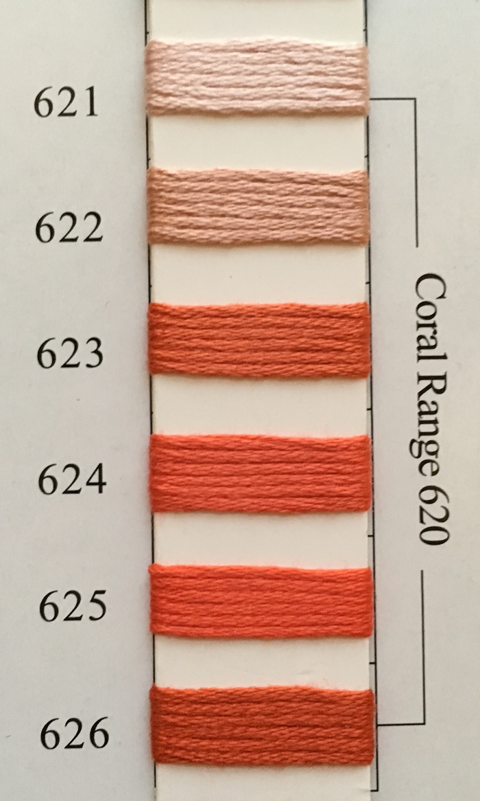 Needlepoint Inc Silk Thread Coral Range 620