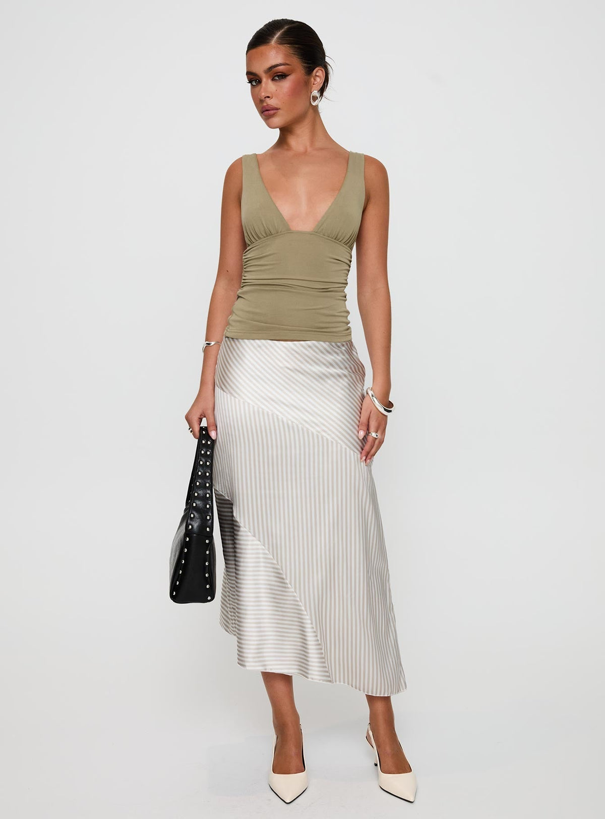 Sublime Ruched Top Green