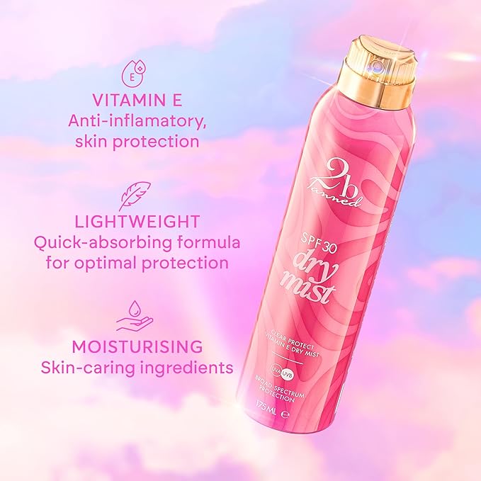 2bTanned Clear Protect Vitamin E Dry Mist 175ml