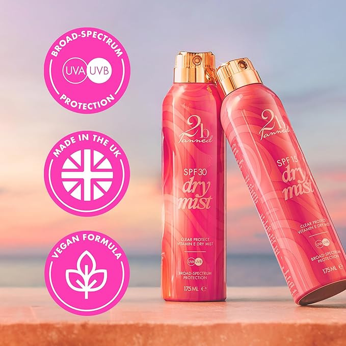 2bTanned Clear Protect Vitamin E Dry Mist 175ml