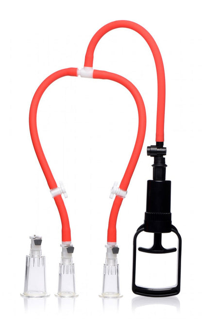 3-Way Suck Her Nipple and Clit Pump System 2