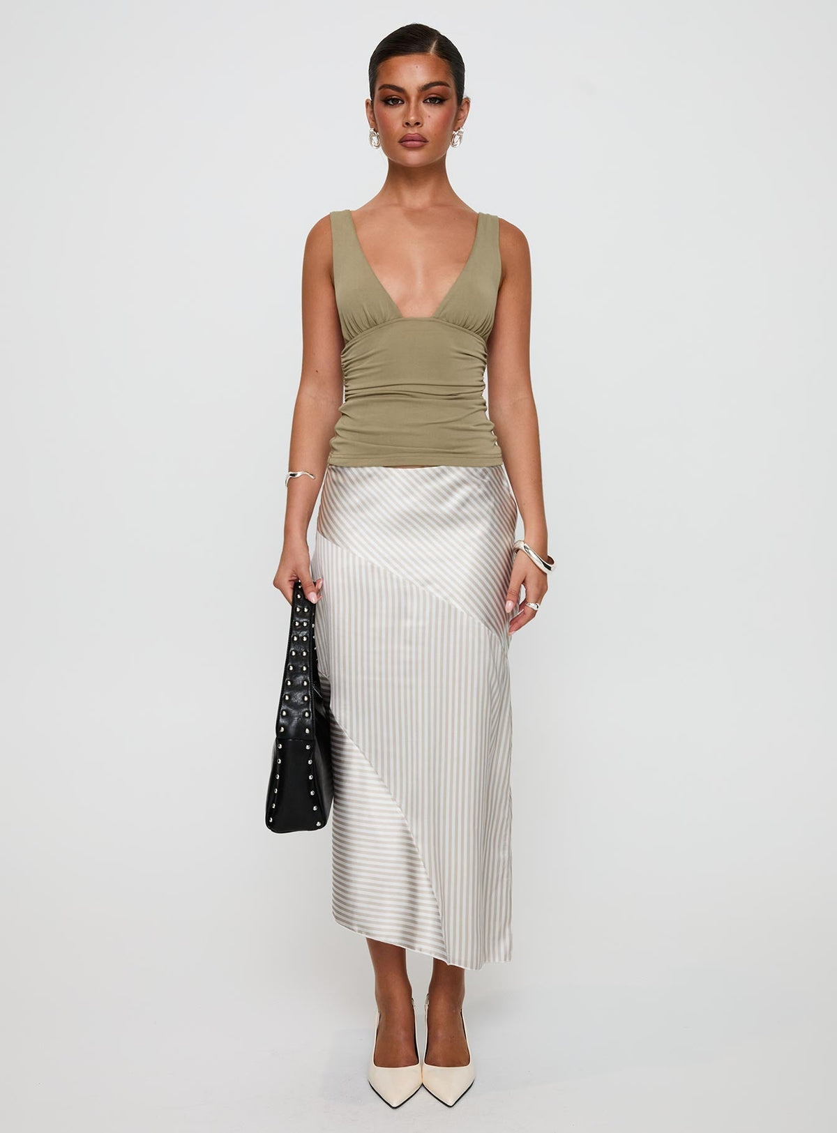 Sublime Ruched Top Green