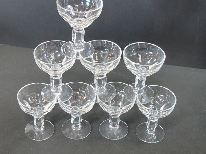 8 cut flute liquor glass Hand cut