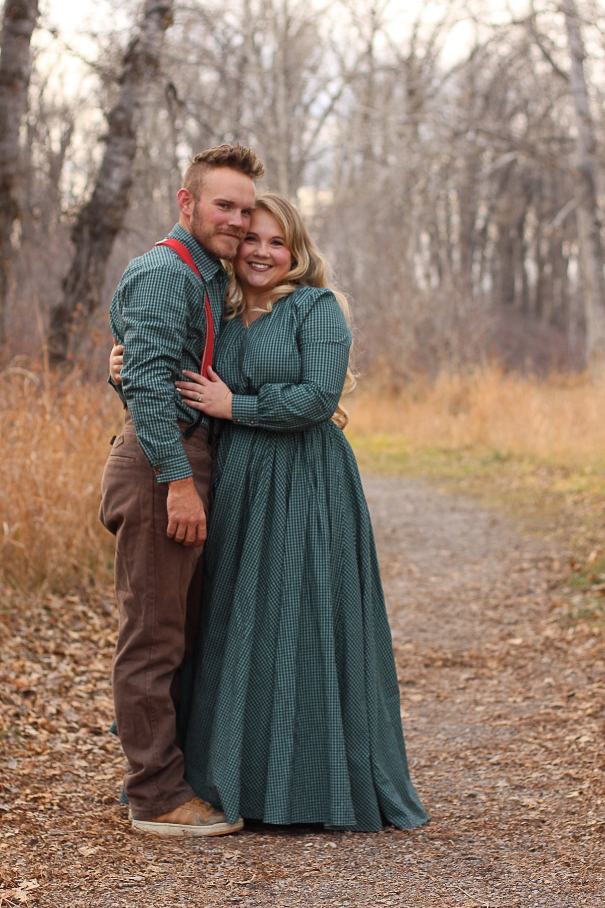 Spruce Gingham ~ Wildwood Maxi