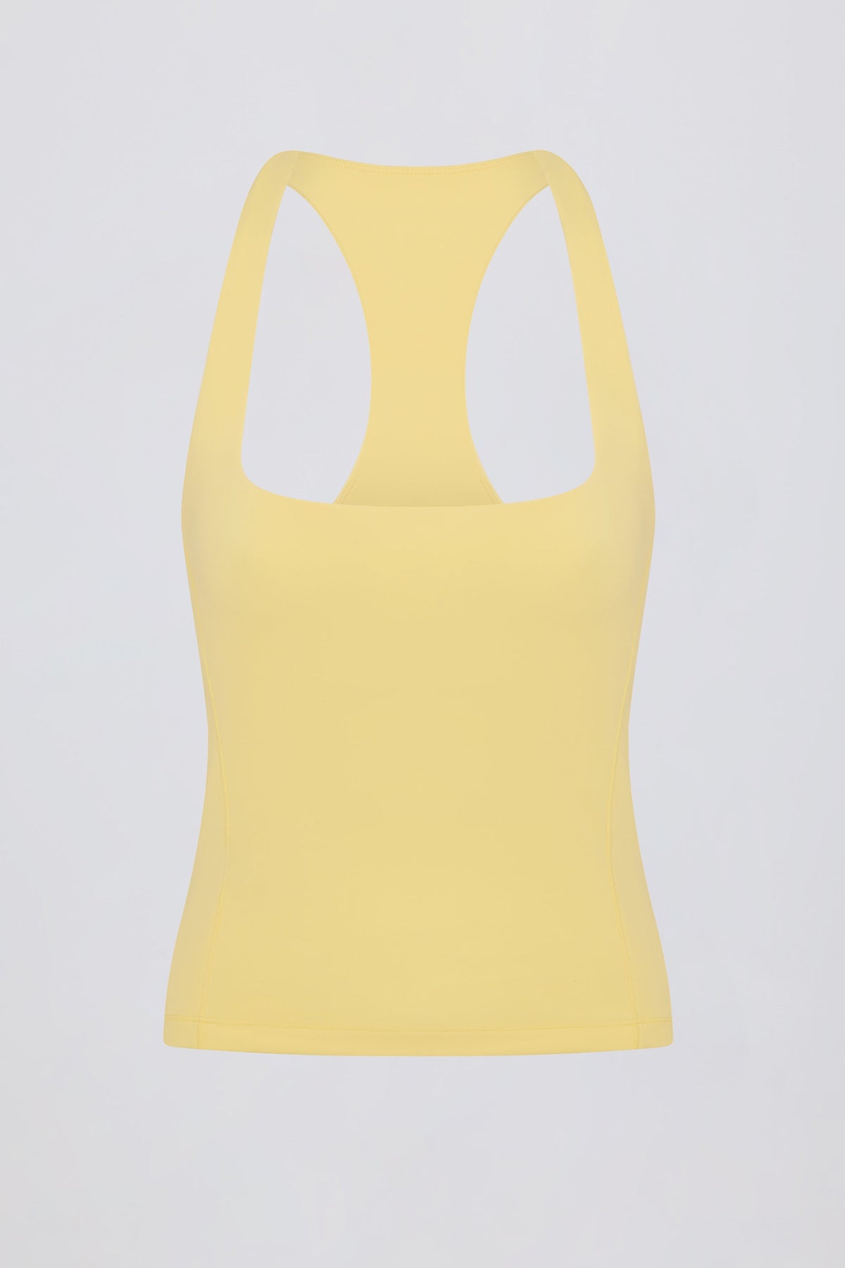 Soft Active Racerback Tank Top in Lemon
