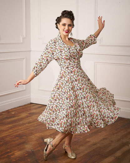 1950s Grace Dress - Beautyberry