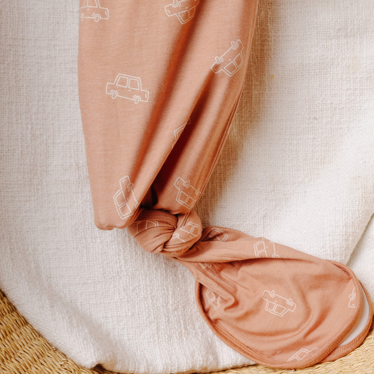 Newborn Knotted Gown - Cooper