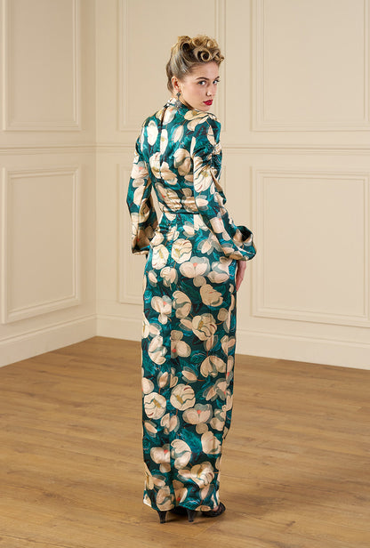 1940s Veronica Evening Gown - Celestial Bloom