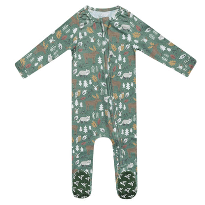 Zip-Up Footie Pajama - Atwood
