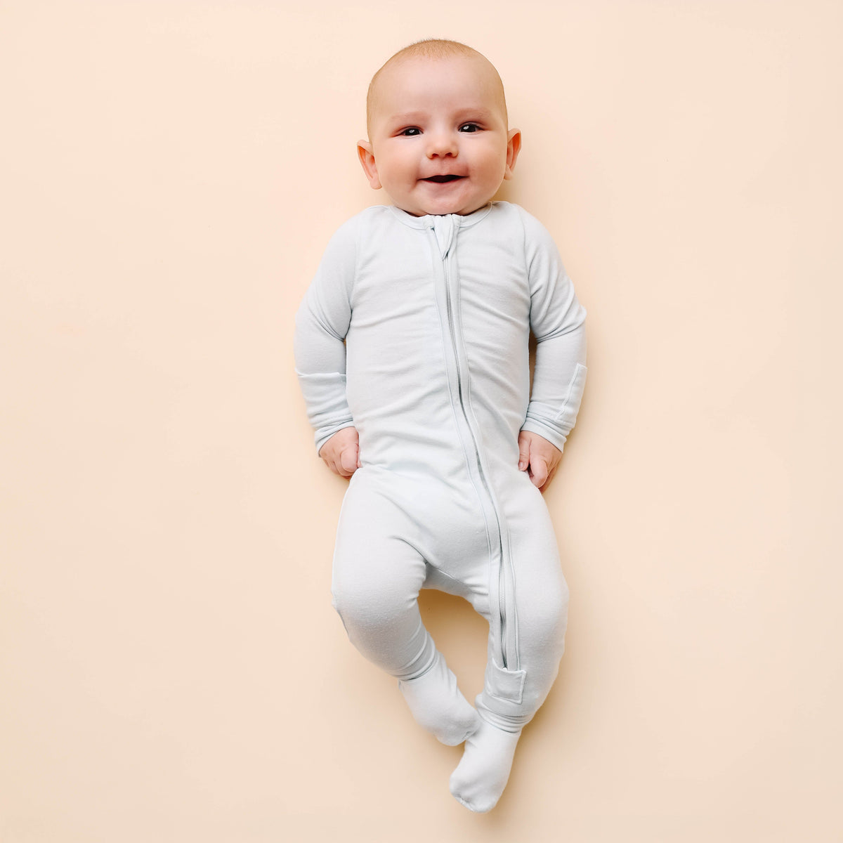 Zip-Up Footie Pajama - Air