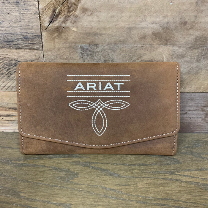 Ariat Women's Lynn Wallet in Medium Brown