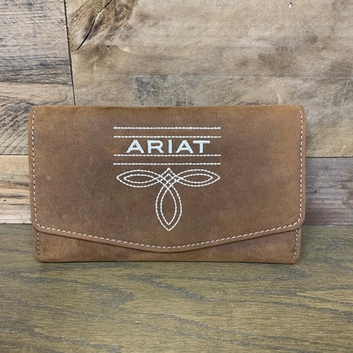 Ariat Women's Lynn Wallet in Medium Brown