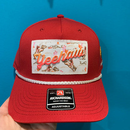 Ariat Women's Red Yeehaw Patch Ball Cap
