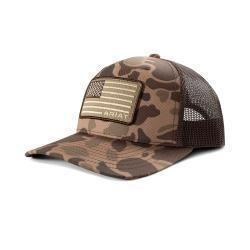 Ariat Youth Camo Flag Ball Cap