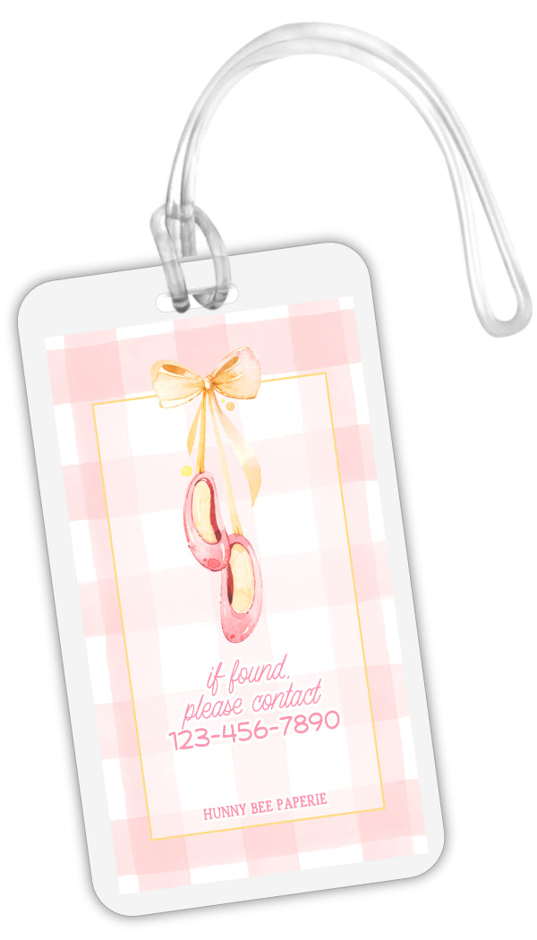 Ballet Shoes Bag Tag