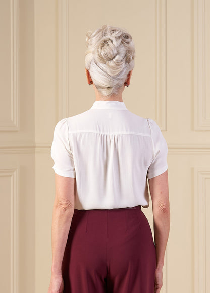 1930s Beau Blouse - Ivory