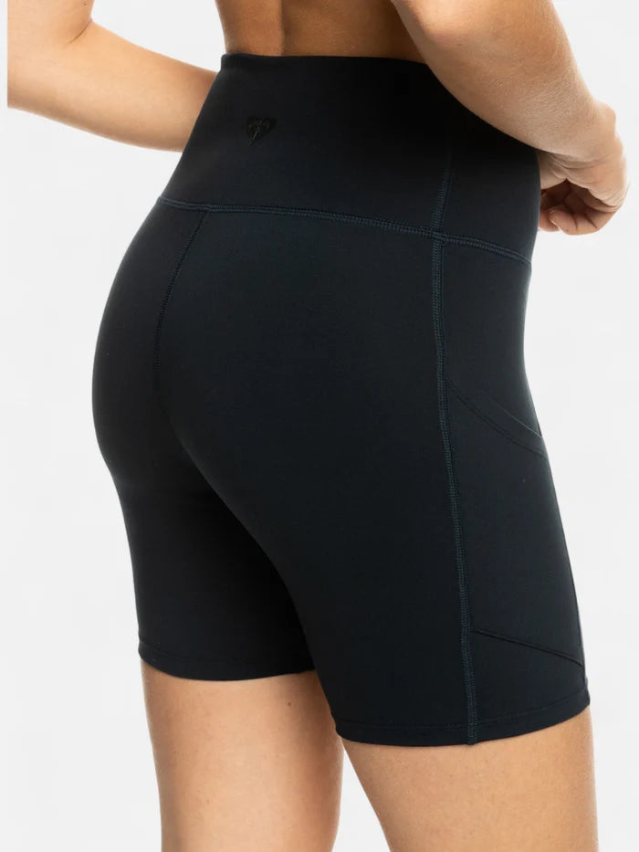 Biker Roxy Mujer Heart Into It Negro