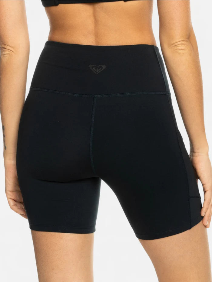Biker Roxy Mujer Heart Into It Negro