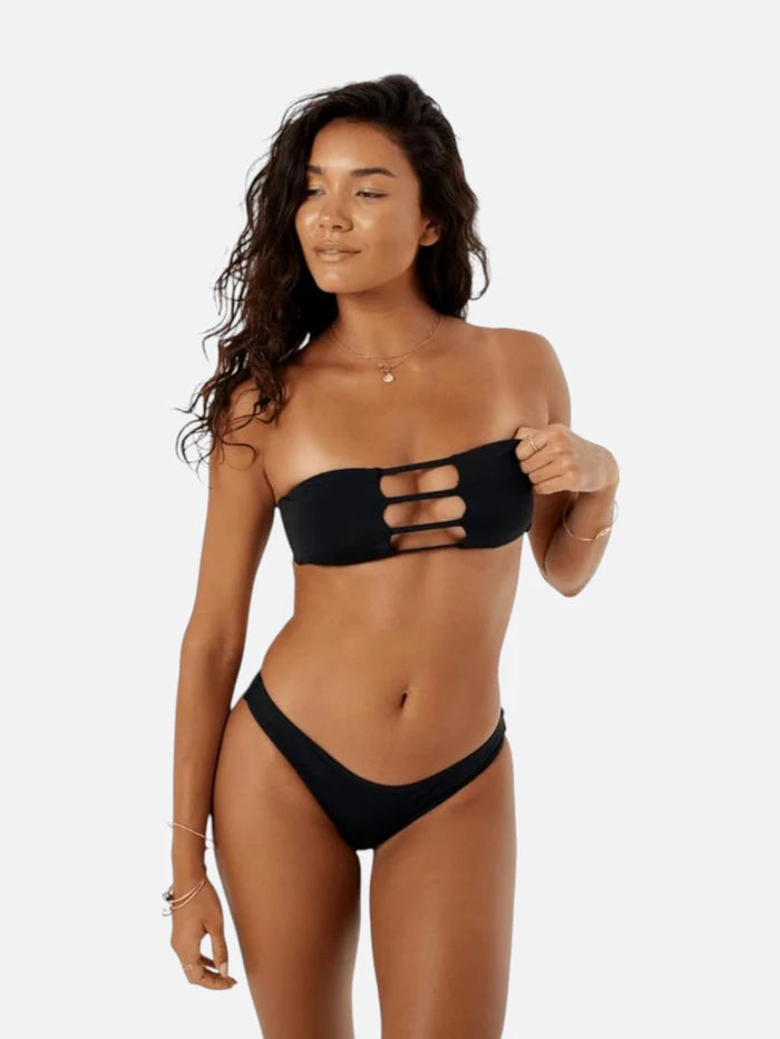 Bikini Roxy Mujer Beach Classics Bandeau Negro