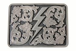 Blazin Roxx Women's Rectangle Lightning Belt Buckle
