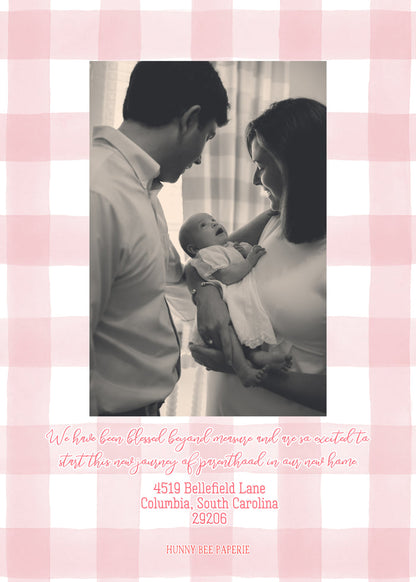 Bow Birth Announcement