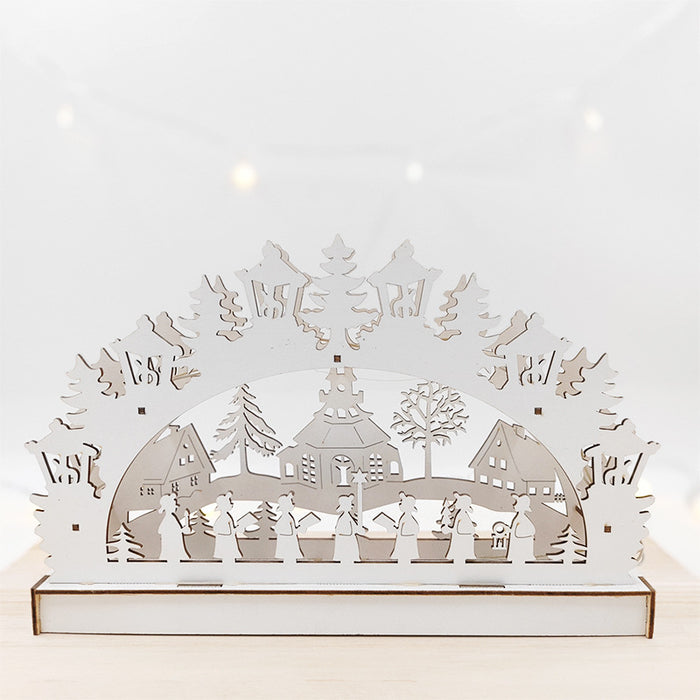 Bulk Glow Nativity Scene Ornament for Home Tabletop Mantel Decor Wholesale