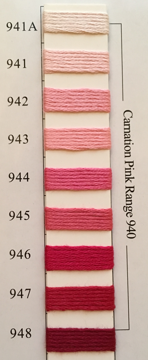 Needlepoint Inc Silk Thread Carnation Pink Range 940