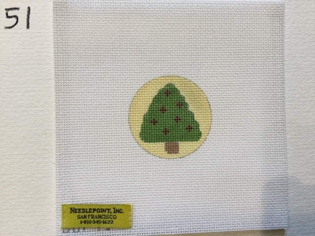 Christmas Tree Mini Round