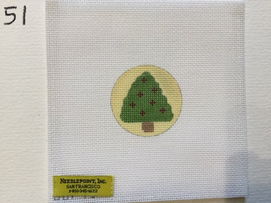 Christmas Tree Mini Round