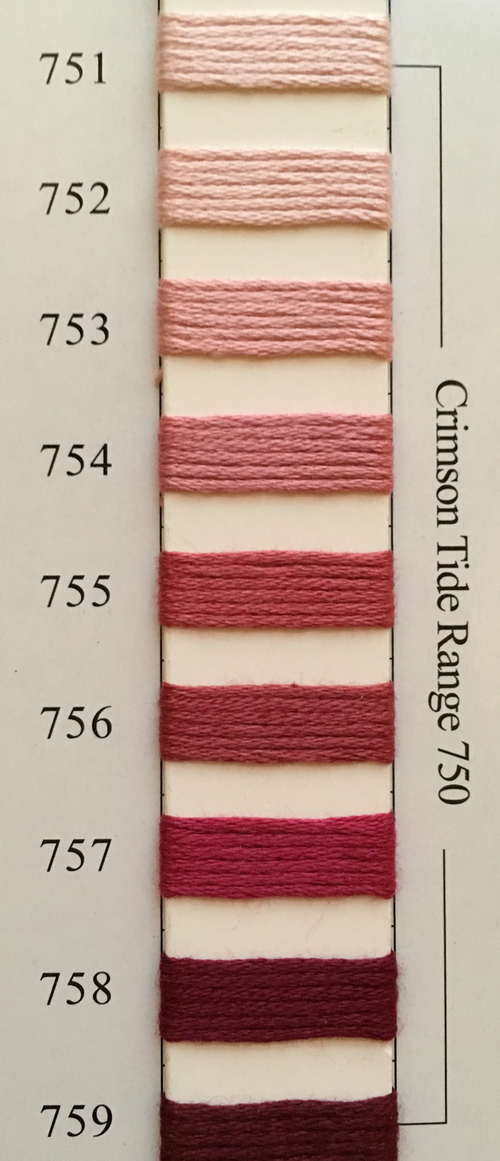 Needlepoint Inc Silk Thread Crimson Tide Range 750