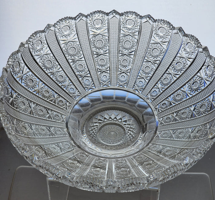 Crystal Cut Glass Bowl EA12