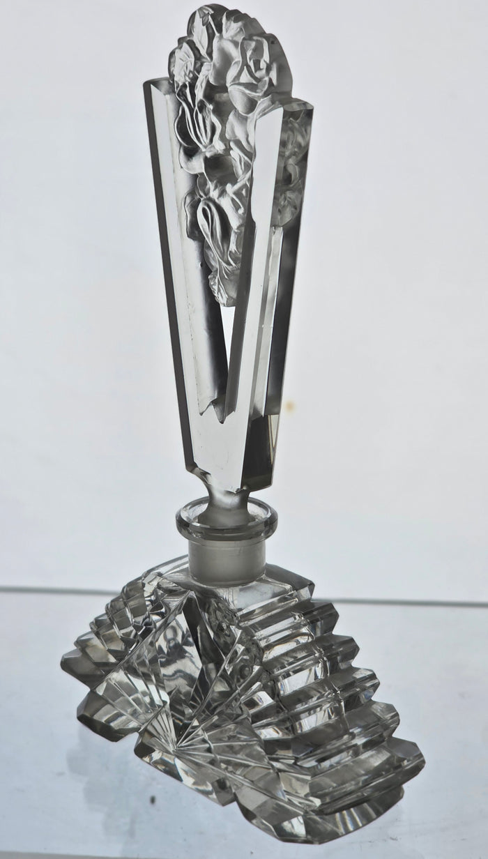 Cut Glass perfume bottle