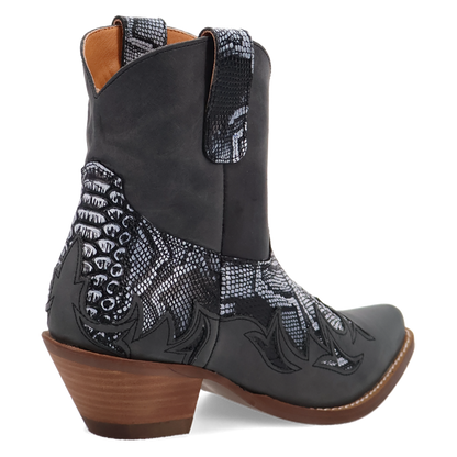 Dingo Women's Cobra Kiss Leather Bootie in Black