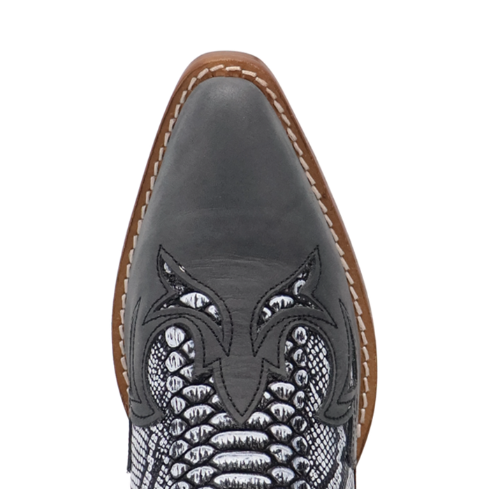 Dingo Women's Cobra Kiss Leather Bootie in Black