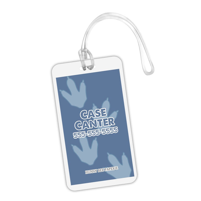 Dinosaur Fossil Bag Tag