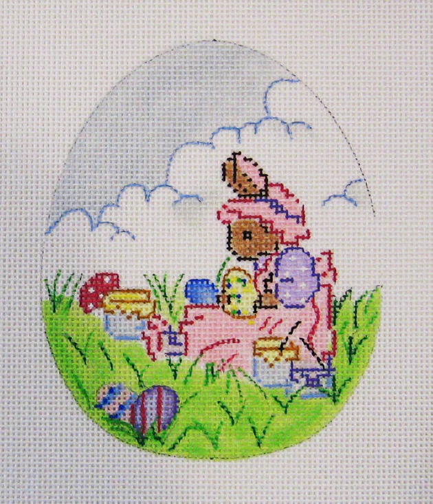 Needlepoint Easter Egg Canvas