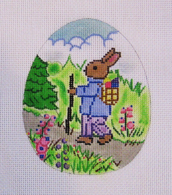 Needlepoint Easter Egg Canvas