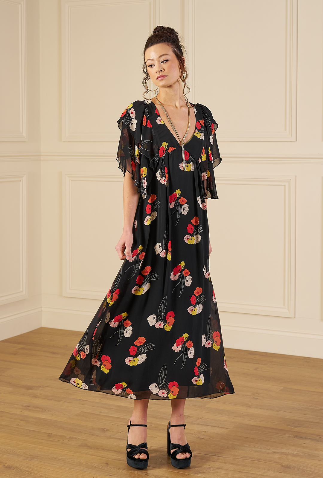 1970s Felicity Dress - Poppy