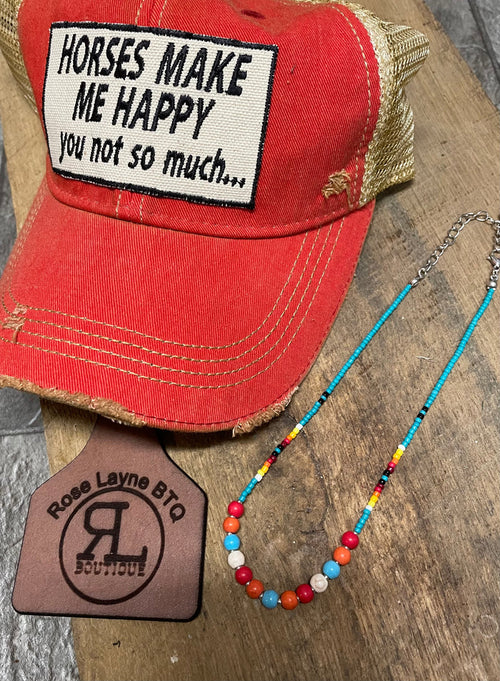 Fiesta Serape Short necklace