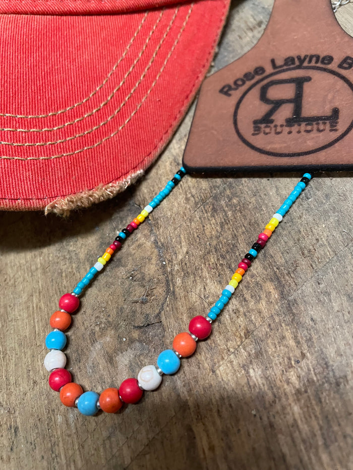 Fiesta Serape Short necklace