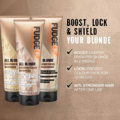 Fudge Professional All Blonde Colour Boost Shampoo 250ml