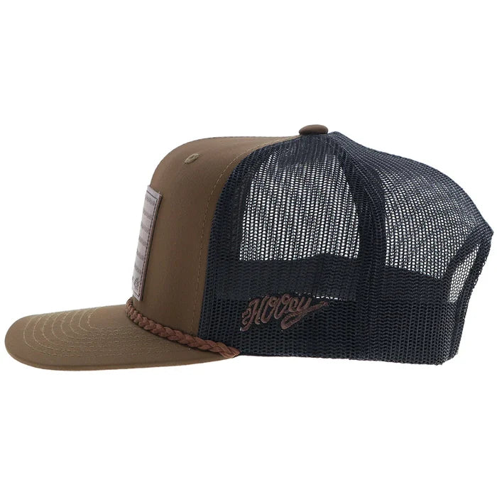 Hooey "Liberty Roper" Brown/Black with Leather Patch