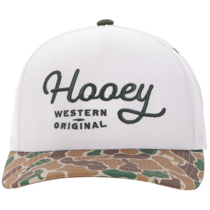 Hooey "OG" Trucker Hat in White & Camo