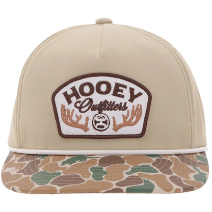 Hooey "Outfitters" Tan/Camo with Patch Hat