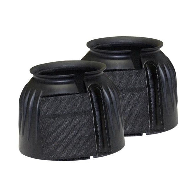 Ribbed Bell Boots with Velcro