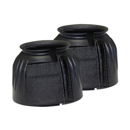 Ribbed Bell Boots with Velcro