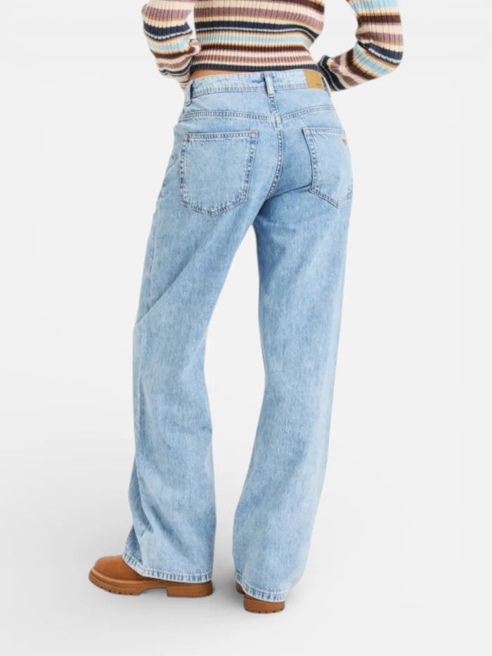 Jean Roxy Milla Wide Leg Regular Beau BL Celeste