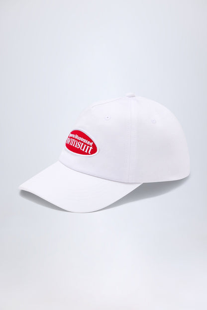 Logo Baseball Cap in White
