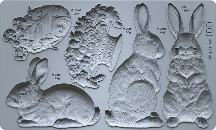Les Lapins  IOD Mould
