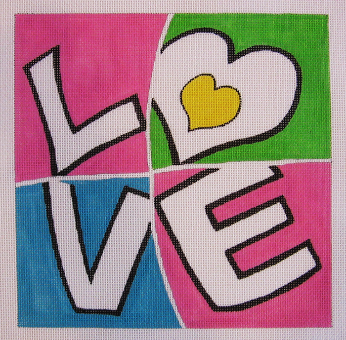 Needlepoint Love Canvas